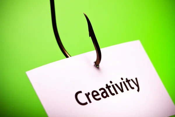 Kreatywność na hak — Zdjęcie stockowe