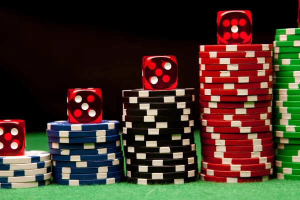 Conceito de jogos de casino  ! — Fotografia de Stock