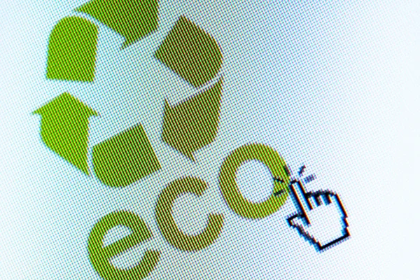 Eco pixels — Fotografia de Stock