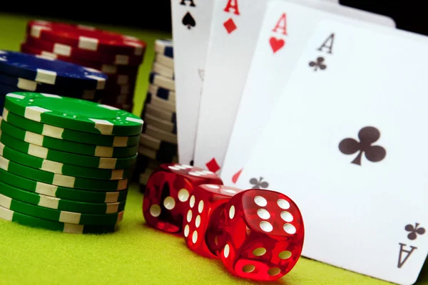 Casino Spelletjes! — Stockfoto