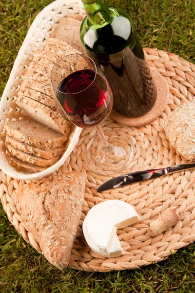 Wina piknik — Zdjęcie stockowe