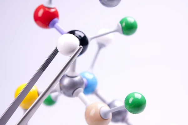 Moléculas em laboratório ! — Fotografia de Stock
