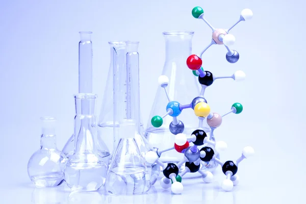 Moléculas em laboratório ! — Fotografia de Stock