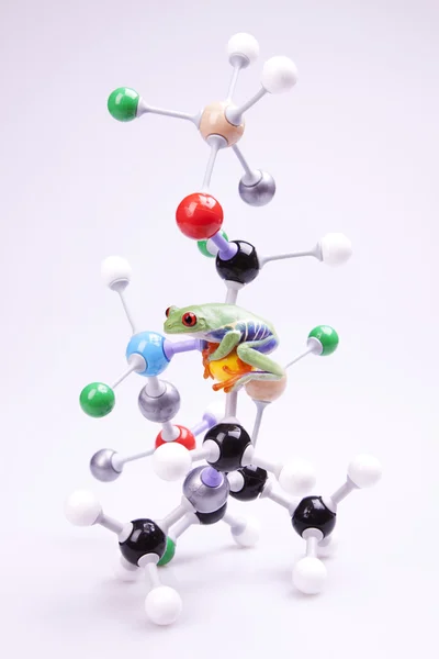 研究室では分子! — ストック写真