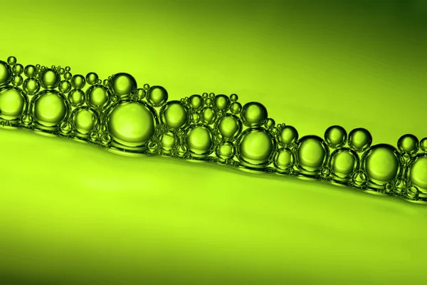 Coseup of beer bubbles — Stock Photo, Image