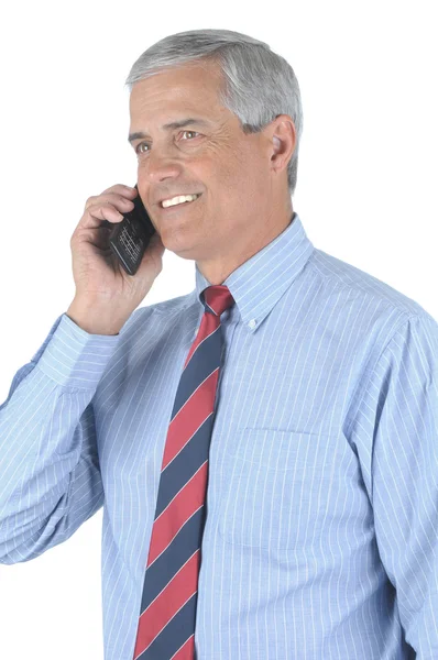 Businessman With Cell Phone — Stock Photo, Image