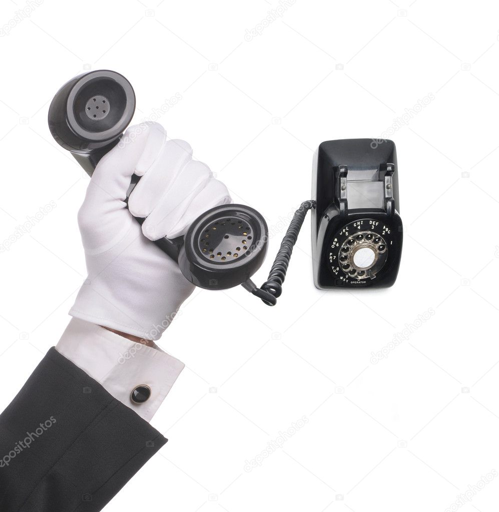 Dial Phone on White