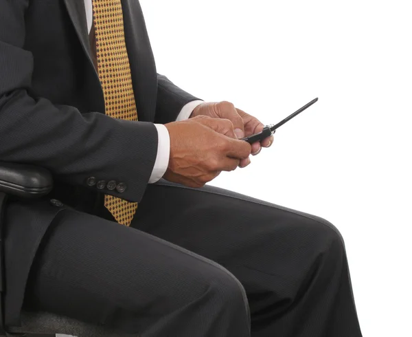 Businessman Texting — Stock Photo, Image