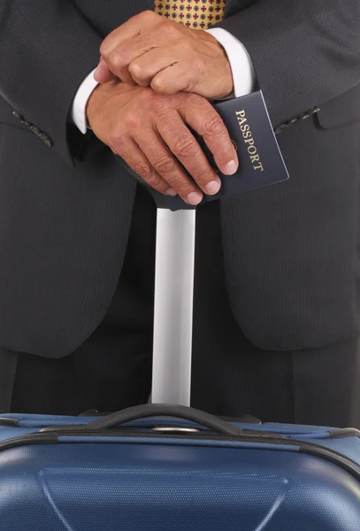 stock image Business Traveler with Passport