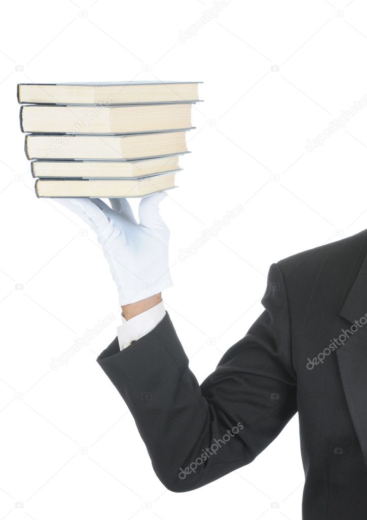 Butler with Books