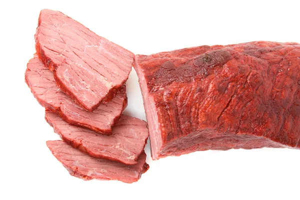 Close up de carne de fatia — Fotografia de Stock
