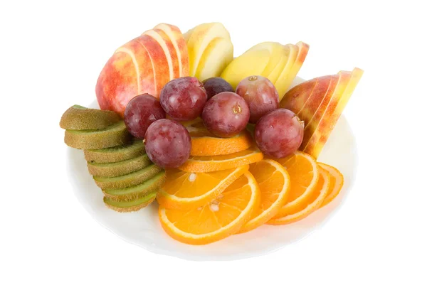 Färgstark fruktsallad — Stockfoto