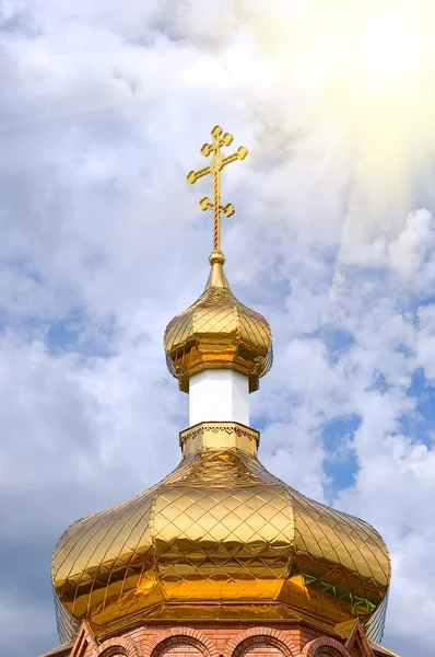 황금 교회 — 스톡 사진