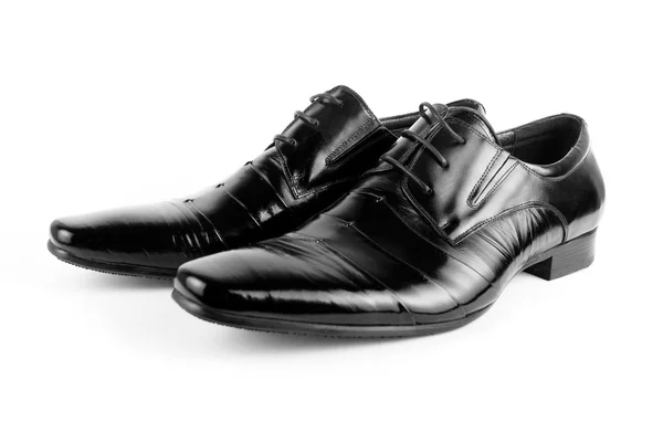 Μαύροι άντρες παπούτσια — Φωτογραφία Αρχείου