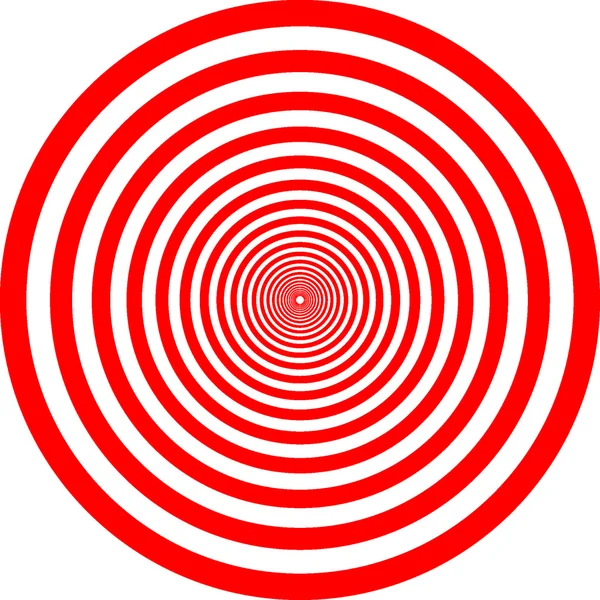 Abbildung roter Kreis — Stockvektor