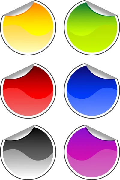 Χρώμα αυτοκόλλητα — Διανυσματικό Αρχείο