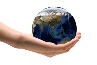 World in Hands clipart