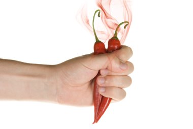 Hot chilli peppers clipart