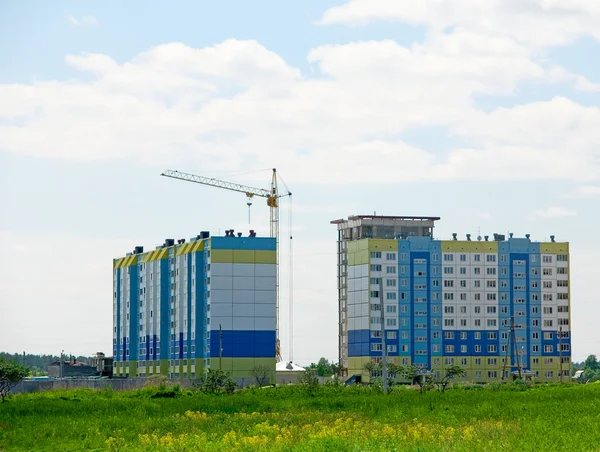 Construção de edifícios — Fotografia de Stock