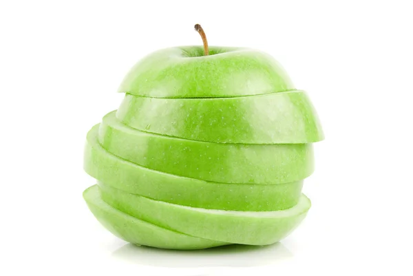 Pomme verte tranchée — Photo