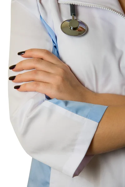 Kadın doktor üniforma — Stok fotoğraf