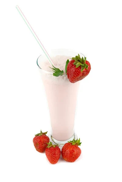 Aardbei milkshakes — Stockfoto