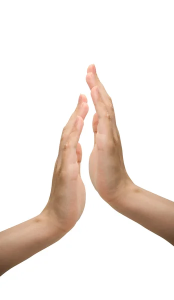 Hands applauding — Stock Photo, Image