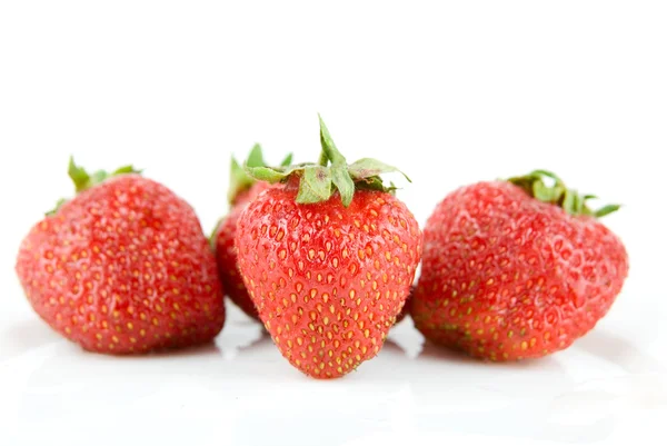 成熟和新鲜的草莓 — 图库照片