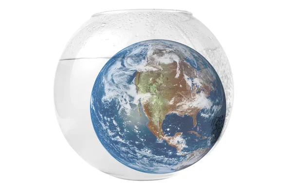 Earth at aquarium — Stock Photo, Image