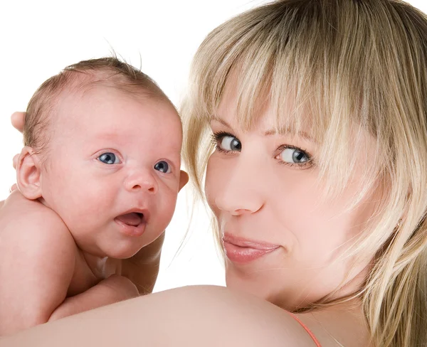 Mother with her baby boy — Stock Photo, Image