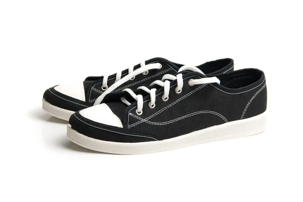 Modern siyah beyaz spor ayakkabı — Stok fotoğraf
