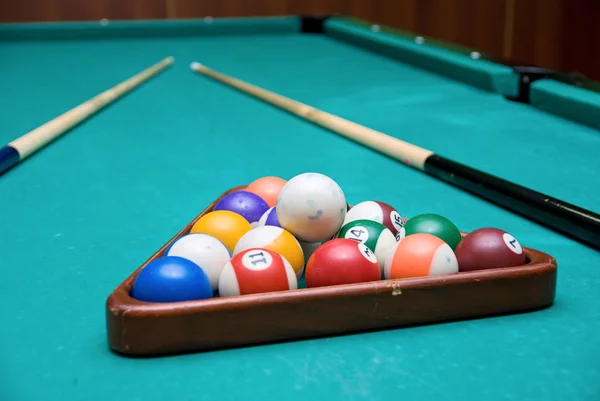 Kulečník pool — Stock fotografie