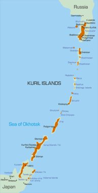 Kuril island clipart