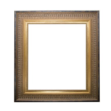 Golden pictute frame clipart