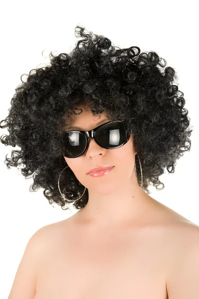 Femme avec lunettes de soleil — Photo