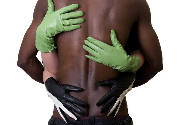 Passion at gloves — Stock Photo, Image
