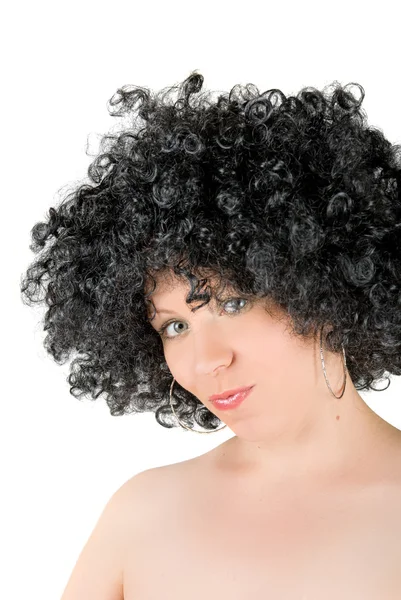 Beautiful young frizzy — Stock Photo, Image