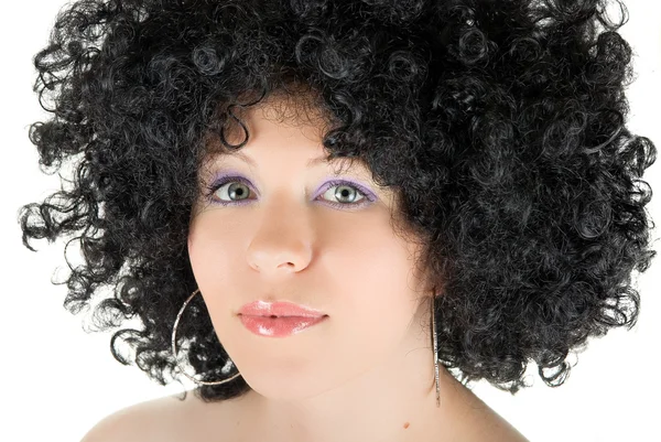 Young frizzy woman — Stock Photo, Image