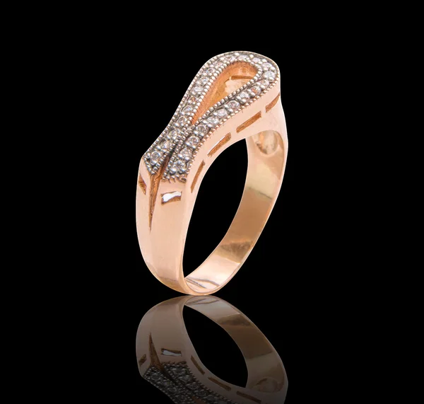 다이아몬드 보석 반지 — 스톡 사진