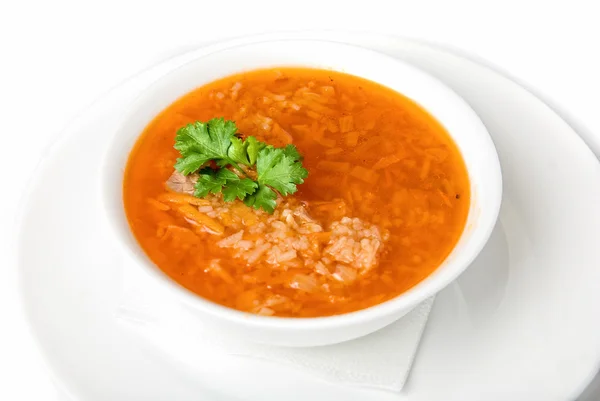Μπολ σούπα λαχανικών — Φωτογραφία Αρχείου