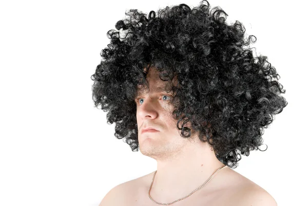 Young frizzy man — Stock Photo, Image