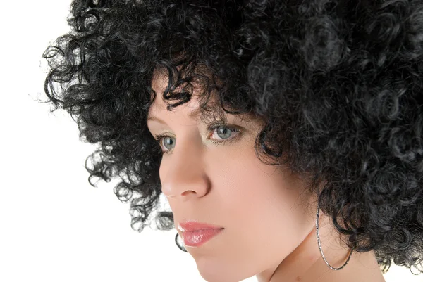 Young frizzy woman — Stock Photo, Image
