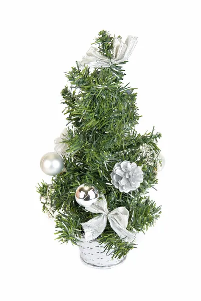 Boże Narodzenie sosnowe na białym tle — Zdjęcie stockowe