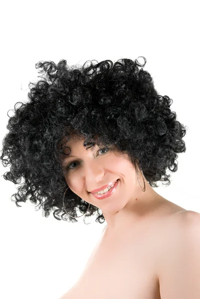 Frizzy hairstyle — Stock Photo, Image