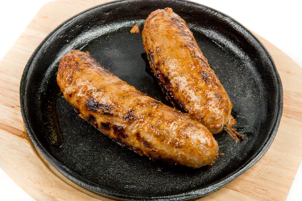 stock image Fried sausages