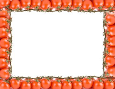 Tomatoes frame clipart