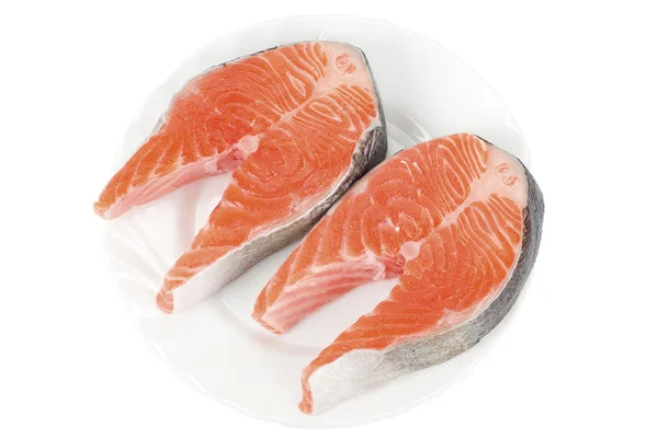 Bife de peixe vermelho — Fotografia de Stock