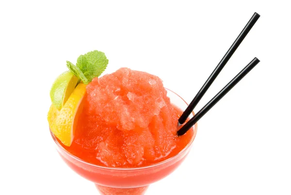 Röd cocktail närbild — Stockfoto