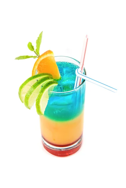Alkollü mavi kokteyl — Stok fotoğraf