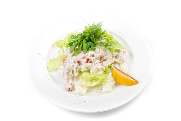 Морепродуктів салат — стокове фото